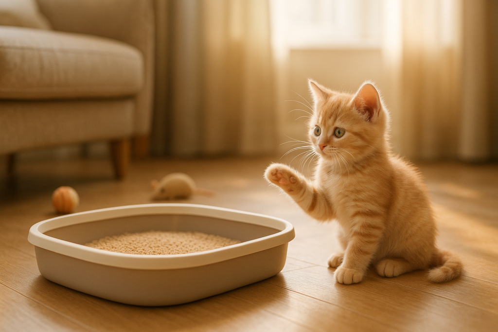 How to Litter Train a Kitten Fast at Home