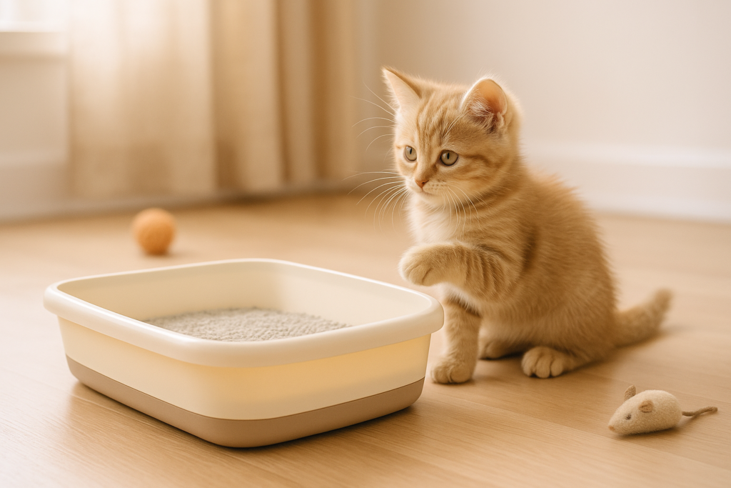 How to Litter Train a Kitten Fast at Home