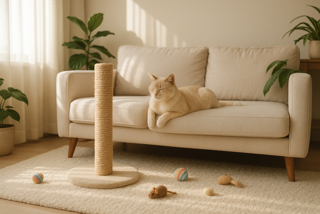 How to Stop Cat Scratching Furniture Naturally