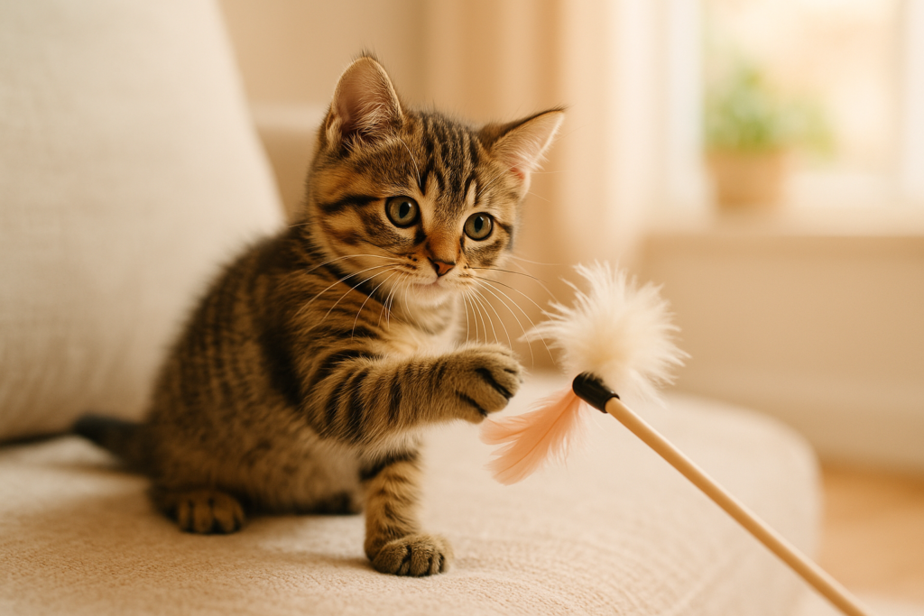 How to Train a Kitten Not to Bite Hands and Feet