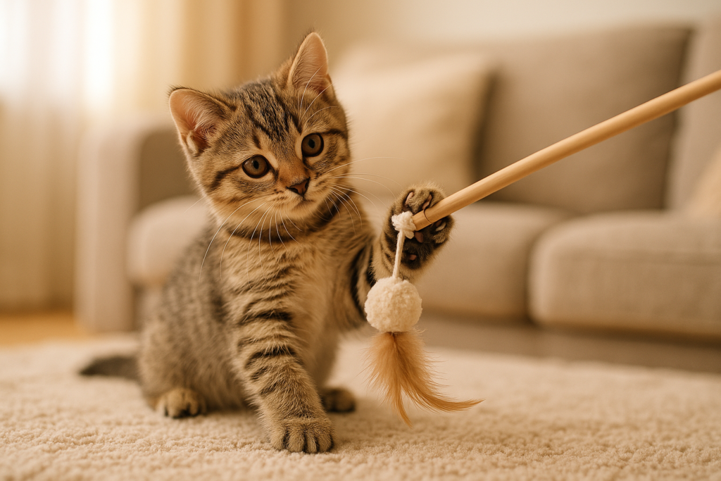 How to Train a Kitten Not to Bite Hands and Feet