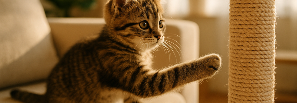 How to Train a Kitten Not to Scratch Couch