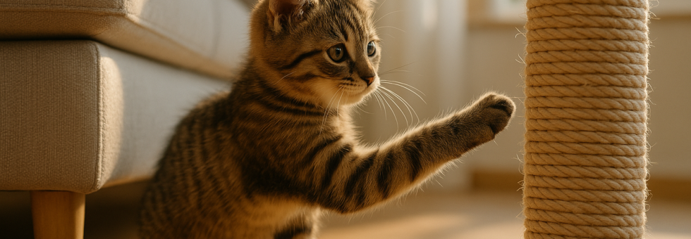 How to Train a Kitten Not to Scratch Couch