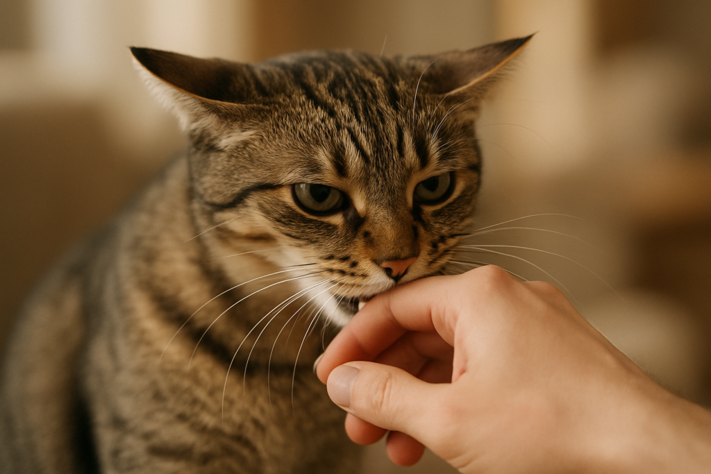 Why Does My Cat Bite Me Suddenly While Petting