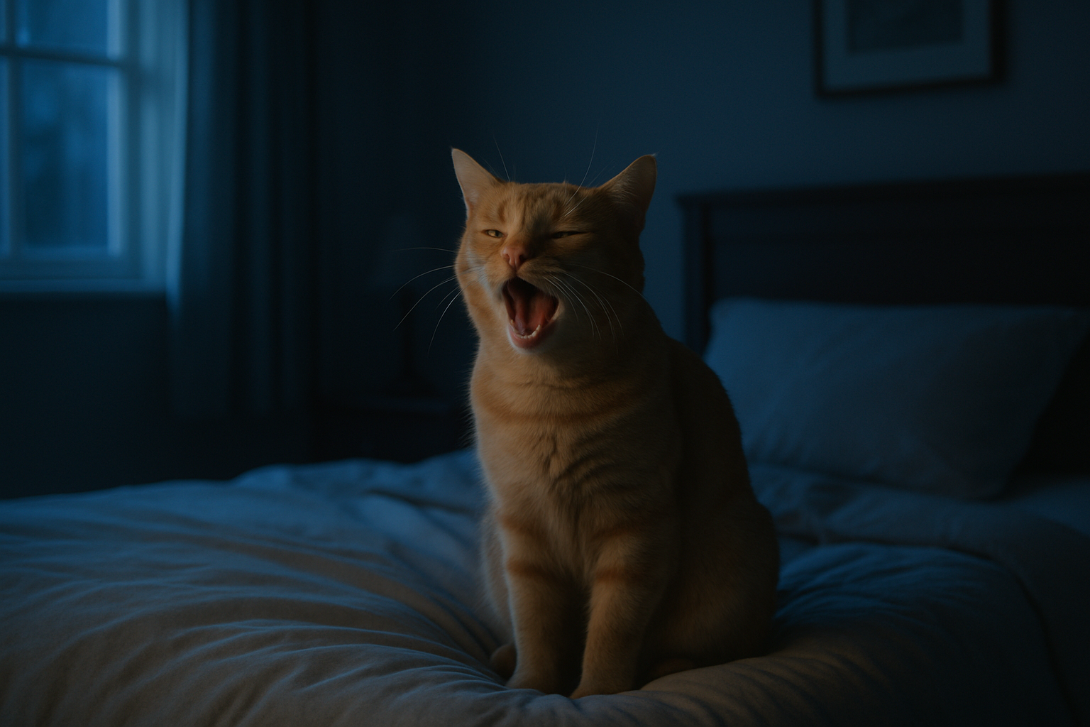 Why Does My Cat Meow Loudly at Night and How to Stop It